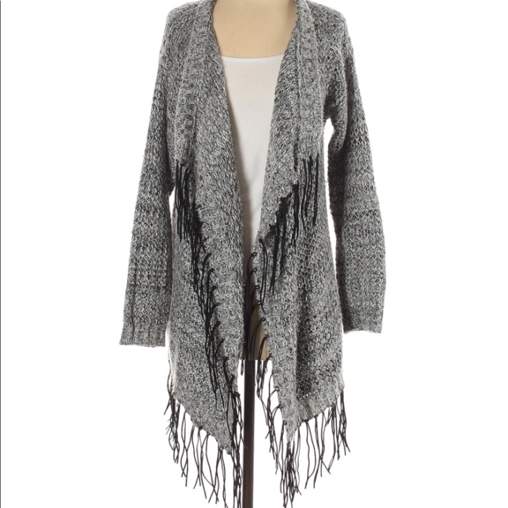 On Twelfth cardigan with fringe